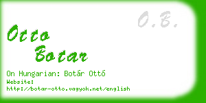 otto botar business card